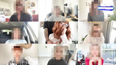Lily Cute: Трахает молодую жену в очках во время рабочего созвона по зуму