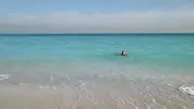 богиня Моника Фокс выходит из моря