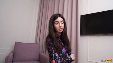 Katty West: Бухарь пригласил друга для ебли похотливой сексвайф