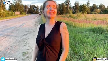 Кончил в пизду мачехи после траха на природе