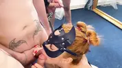 два члена в рот сразу!