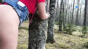 пристроился сзади и натянул привязанную девушку