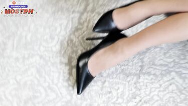 PussyKageLove: Новогодняя домашка с отсосом и спермой на сиськах