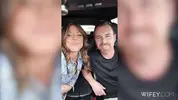 муж везет сексвайф на съемки порно шоу