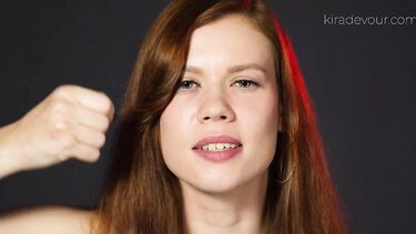 Разотри свою слюну по хую и дрочи, не отводи глаз! Инструкция дрочки от русской госпожи